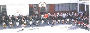 Exhibicin de Bandas de Guerra de la Esc. Sec. Tcnica No. 12,Mxico D.F., Enero de 1998, Archivo 3 de Diana
